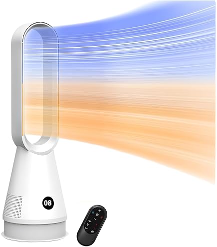 Amazon | 羽根なし 扇風機 タワーファン【2026年最新冬夏兼用 空気浄化