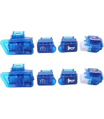 Amazon | Hbaebdoo モーターサイクルホーンスイッチボタン、ウインカー