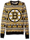 NHL Boston BruinsユニセックスAztec Print Uglyクルーネックセーター – メンズSmall