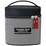 スケーター(Skater) 保温弁当箱 丼ぶり型 600ml STLB1 専用 ランチバッグ カーボントーン 直径13×高さ12.8cm KBST1-A