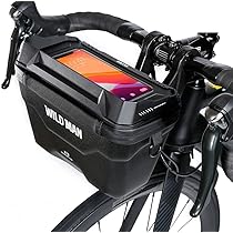 WILD MAN クイックリリース 防雨 自転車ハンドルバーバッグ 自転車 61hsLXpcCUL._AC_UL210_SR210,
