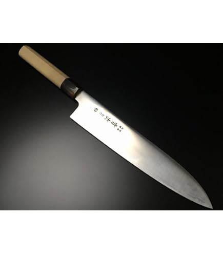 Amazon | 有次 包丁 牛刀 210mm 日本製 AUS-10鋼 築地 ARITSUGU