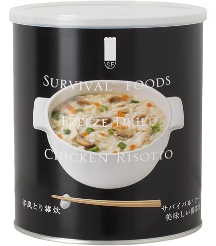 Amazon | サバイバルフーズ 洋風とり雑炊 408g入り1缶10食相当品 380g