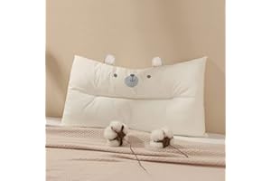 Choc chick 枕 子供 キッズ まくら ベビー枕 綿100% 丸洗い 快眠 クマ型 女の子 男の子 幼児用枕 ジュニア 2歳〜6歳向け 入園入学準備 保育園 幼稚園 小学校