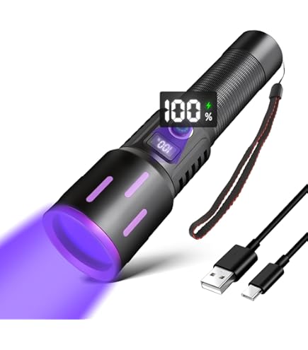 Amazon.co.jp: Convoy S2+ ブラック UV 365nm LED懐中電灯 サイドに