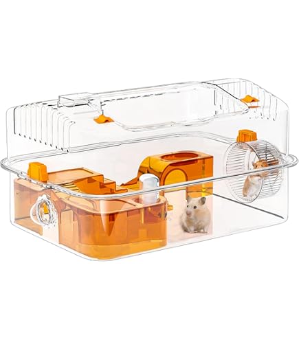 Amazon | BUCATSTATE 3 Levels Small Hamster Cage with Accessories