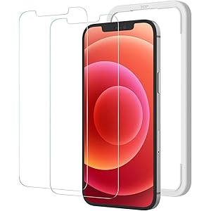 NIMASO ガラスフィルム iPhone 12 mini 用 強化 ガラス 保護 フィルム 2枚セット ガイド枠付き NIMASO ガラスフィルム iPhone 12 mini 用 強化 ガラス 保護 フィルム 2枚セット ガイド枠付き