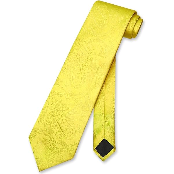Vesuvio Napoli PreTied Men's Necktie Paisley BURNT ORANGE Mens Zipper NeckTie