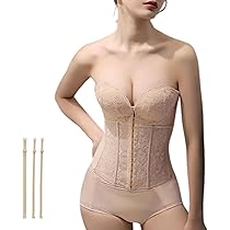 ベージュ コルセット ブライダルインナー Amazon.co.jp: [AYHM] ビスチェ 下着 【70CD】 ベージュ