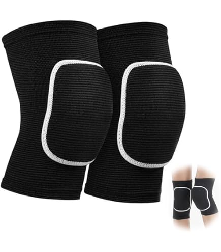 バレーシューズ・膝＆肘サポーター Amazon.co.jp: YJRUNFU 膝当て 作業用 バレーボール 膝