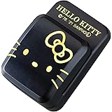 セイワ(SEIWA) 車内用品 ハローキティ マスクモクリップ ブラック&ゴールド KT554 収納 カード 駐車券 HELLO KITTY