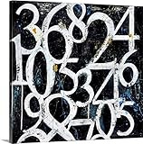 Erin Ashleyプレミアムシックラップキャンバス壁アート印刷題名Numbers 16" x 16" 2340222_24_16x16_none