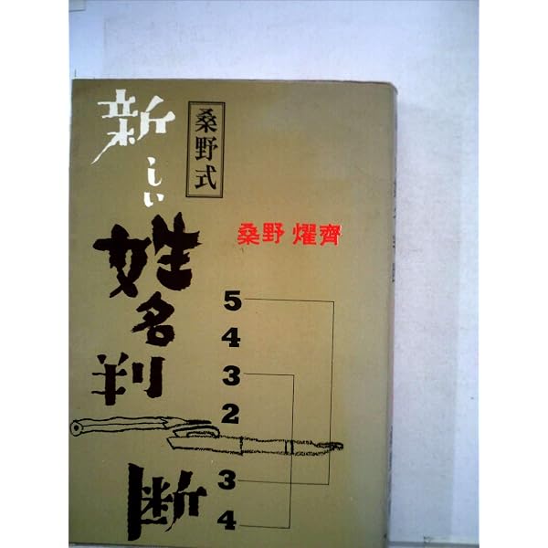 Amazon.co.jp: 桑野式新しい姓名判断 : 桑野 嘉都郎: 本