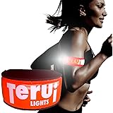TERUI Lights Osaka ランニング ライト LED 反射バンド 自転車 反射板 ウォーキング ライト アームバンド 夜間 蛍光 たすき ジョギング ライト 光る 防水 裾バンド 夜間ジョギング用ライト 反射タスキ グッズ