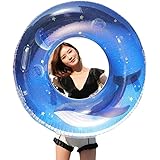 浮き輪 浮輪 浮き具 大人用 うきわ 水遊び用 フロート キラキラ 鯨柄 O型 スイミング ビーチ プール 海水浴 水泳 夏休旅行 アウトドア