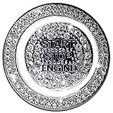 車用スターターリング スタートスイッチボタン 装飾リング 自動装飾 ダイヤモンド ステッカー ラインストーン リング サークル トリム保護カバー カー アクセサリー スタイル2