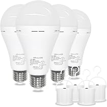 Amazon | ORALUCE 防災電球 蓄電型LED電球 E26口金 8W 800lm 60W形相当