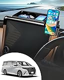 MWWM トヨタ アルファード ヴェルファイア 40系に適合 スマホスタンド Alphard Vellfire 4代目 2023年~現行 車載 携帯ホルダー ナビ設置 スマホホルダー 収納 車 アクセサリー 携帯スタンド 360度回転 片手操作 ワンタッチ開閉 安定 多機種対応