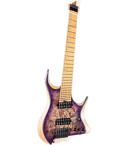 Amazon | 2023 NK 扇形フレット 6 弦ヘッドレスエレキギター