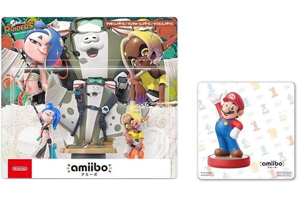 amiibo すりみ連合セット[フウカ【レイダース】/ウツホ【レイダース】/マンタロー【レイダース】]（スプラトゥーンシリーズ）【Amazon.co.jp限定】特典 オリジナルステッカー 同梱