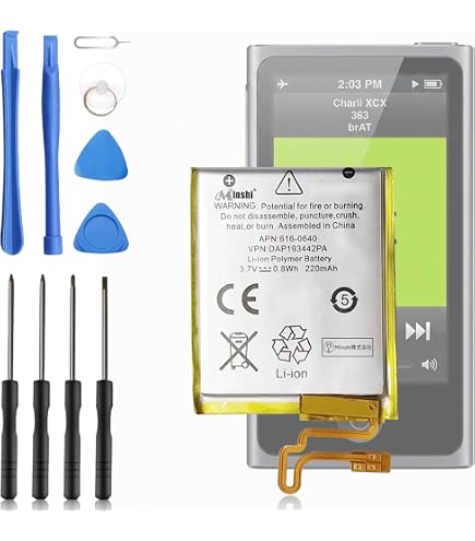 Amazon | MUKUZI for iPod Nano 7 バッテリー iPod Nano 7th 互換