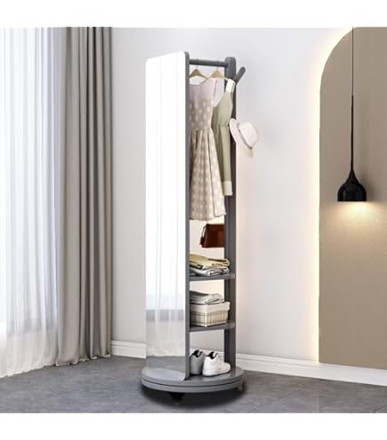 Amazon.co.jp: ASYXGS 全身鏡 姿見鏡 ミラー スタンドミラー 360º回転