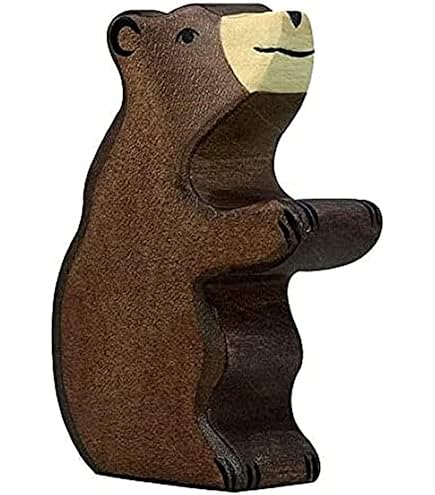 Holztiger Schimpanse – Stehende Holzfigur Für Kinder, Naturbelassen, 80169
