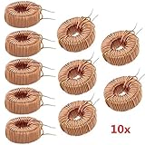 10個 330UH 3A　トロイダル　コア　インダクタ　ワイヤ　ウインド