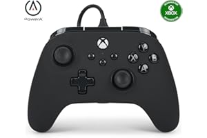 【国内正規品 ２年保証】PowerAアドバンテージ有線コントローラー Xbox Series X|S用 - ブラック 二重振動機能 Xbox Series X|S用 PC Windows 10/11 (公式ライセンス取得) XBGP0164-01