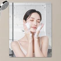 Amazon.co.jp: Ranva 浴室鏡 30×21cm マグネット式 曇り止め 防曇 お