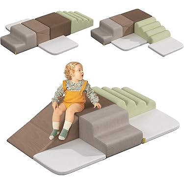 スポーツブロックマット屋内遊具スライドの6点セット スポーツブロックマット屋内遊具スライドの6点セット