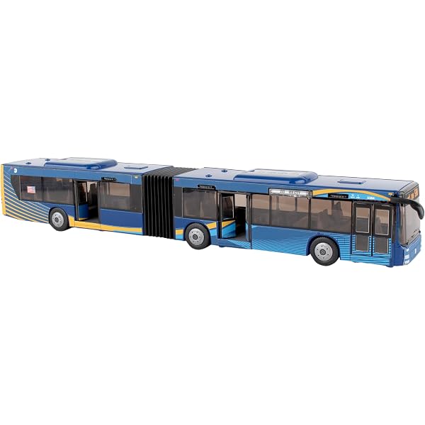 Siku 3734 MAN Lion's City Bus – Modèle 1:50, Portes Ouvrantes, Capot Arrière, Roues Caoutchoutées – Métal/plastique