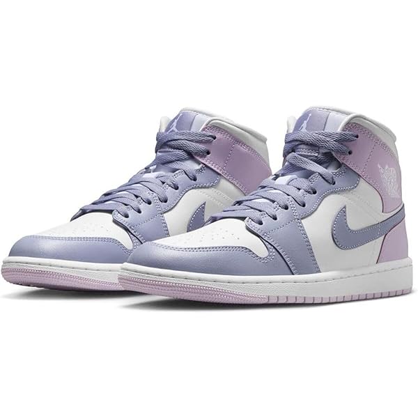 NIKE エアジョーダン1ハイカット　パープル/ホワイト27.5cm Amazon | [ナイキ] エア ジョーダン 1 ミッド W AIR JORDAN 1