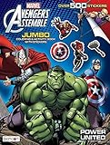 Avengers Giant Coloring and Activity Book with Over 500ステッカープラス24 ct Crayolaクレヨンand 10 ct Crayolaマーカー