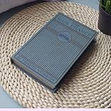 narwaldate 1pcアンティークBookコレクション装飾新しいYork 1789パターン壁& Book Prop装飾ブックヴィンテージ本棚ブックストレージdecrotaiveボックス 8.2x