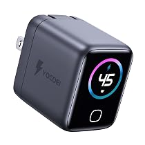 Amazon | YOCOEI 45W PD充電器 ディスプレイ搭載 デバイス自動認識