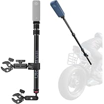 アルミ製 バイクランプ 折りたたみ式 Amazon | Ulanzi VL03 オートバイ バイク ハンドルバー ダブルクランプ