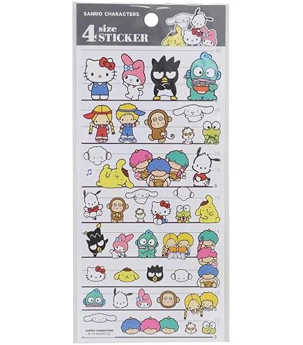 Amazon.co.jp: ハローキティ[シールシート]4サイズステッカー 4SIZE