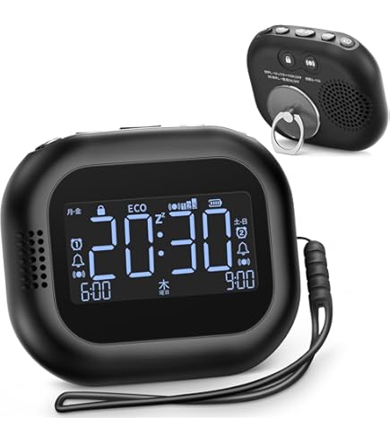 Amazon.co.jp: ADESSO(アデッソ) 目覚まし時計 OKITE! 自分で起きる