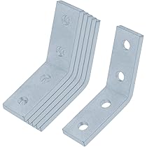 Amazon.co.jp: OTTFF 6個パック 4穴 60度ストラットアングルブラケット