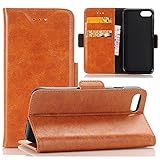 iPhone 7 Plus 5.5インチ財布型ケース、elecfanJ カード収納 スタンド機能付き ウォレットアイフォン 7 プラス専用 ケース