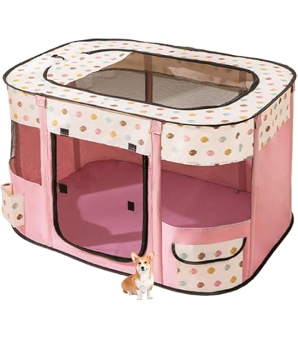 長方形 折りたたみ式 ペットサークル 収納バッグ付き 猫 犬用 ケージ 組み立て Amazon | Benebomo 長方形 折りたたみ式 ペットサークル 収納バッグ