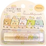 サンタン すみっコぐらし リップクリーム ハチミツの香り 2g 保湿 人気 シアバター キャラクター リップ クリーム かわいい 子供 プレゼント