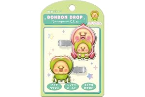 クーリア ヘアクリップ ボンボンドロップ前髪クリップ こびとづかん カクレモモジリ＆スモモノウチ 14013