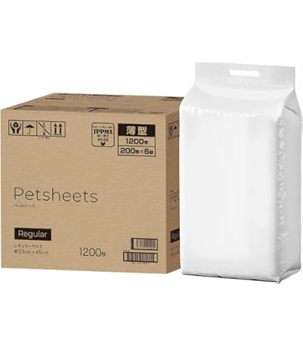 Amazon | 業務用ペットシーツ超薄型 レギュラー 1200枚 | モビィ