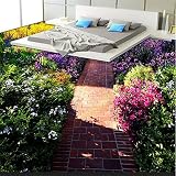 Sproud 欧州 Customfloor 壁画壁紙 Non-Slip 防水厚み粘着シルク布ステッカー壁画 430 Cmx 300 Cm を着用