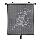 Dreambaby Double-Sided Adjustable Car Window Roller Shade (Tiger Print) by Dreambaby