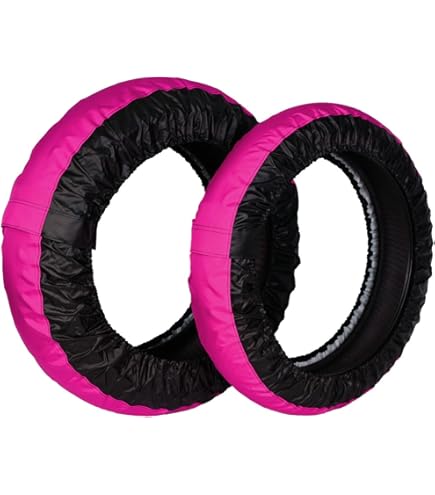 Amazon | Rise 17インチ タイヤ保護カバー(まもる君)レッド 前後セット