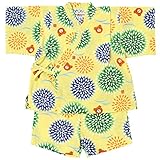 ミキハウス ホットビスケッツ (MIKIHOUSE HOT BISCUITS) 甚平スーツ 72-7513-979 80cm 黄