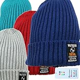 >KidsForet キッズフォーレ 子供用 ベビー用 コットン 綿 ニット帽 ハット-ネイビー48～50cm
